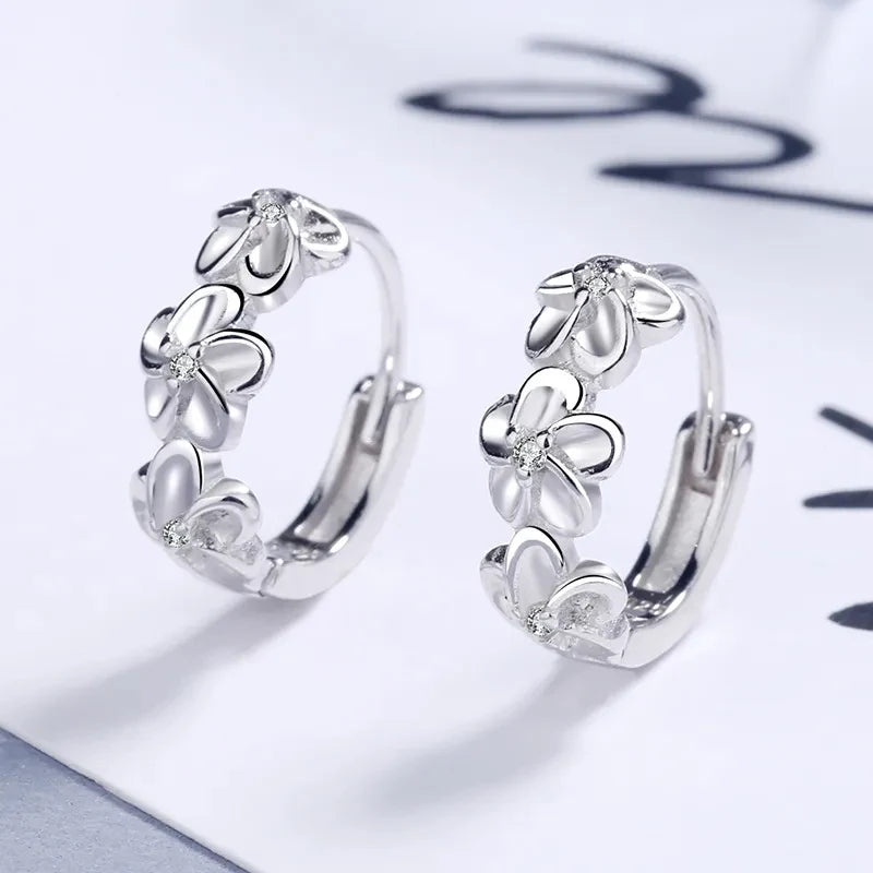 FloraFemme silver ring and ear rings 925