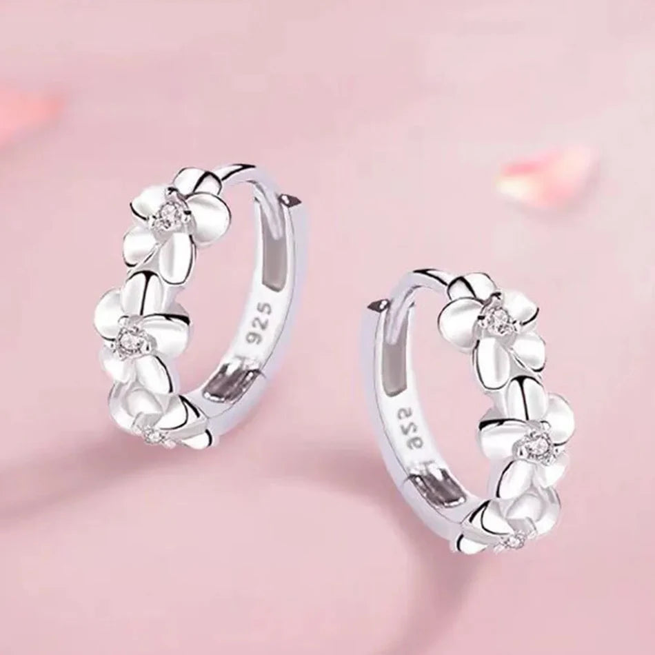 FloraFemme silver ring and ear rings 925