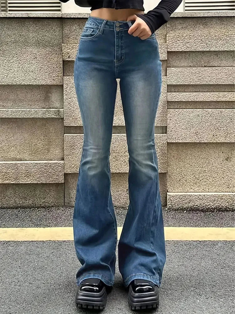 Flare Stretch Moustache Jeans