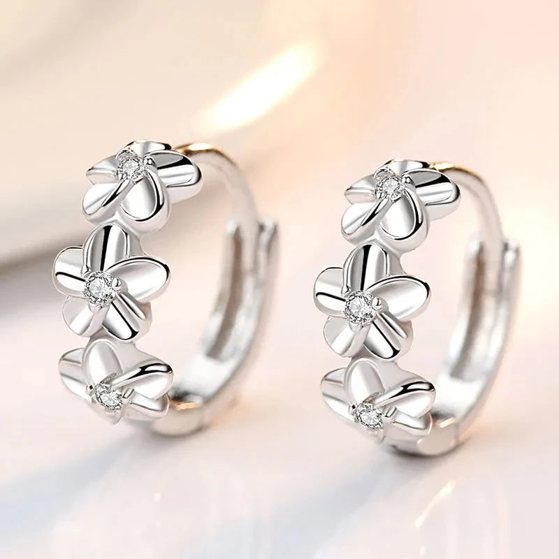 FloraFemme silver ring and ear rings 925